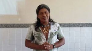 Toninho, índio guarani da aldeia Boa Esperança de Aracruz; Foto: Eduardo Sá
